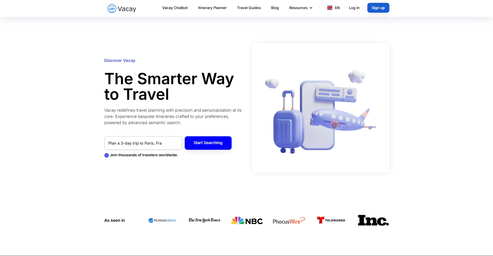 Vacay: AI-планировщик путешествий с тематическими советниками