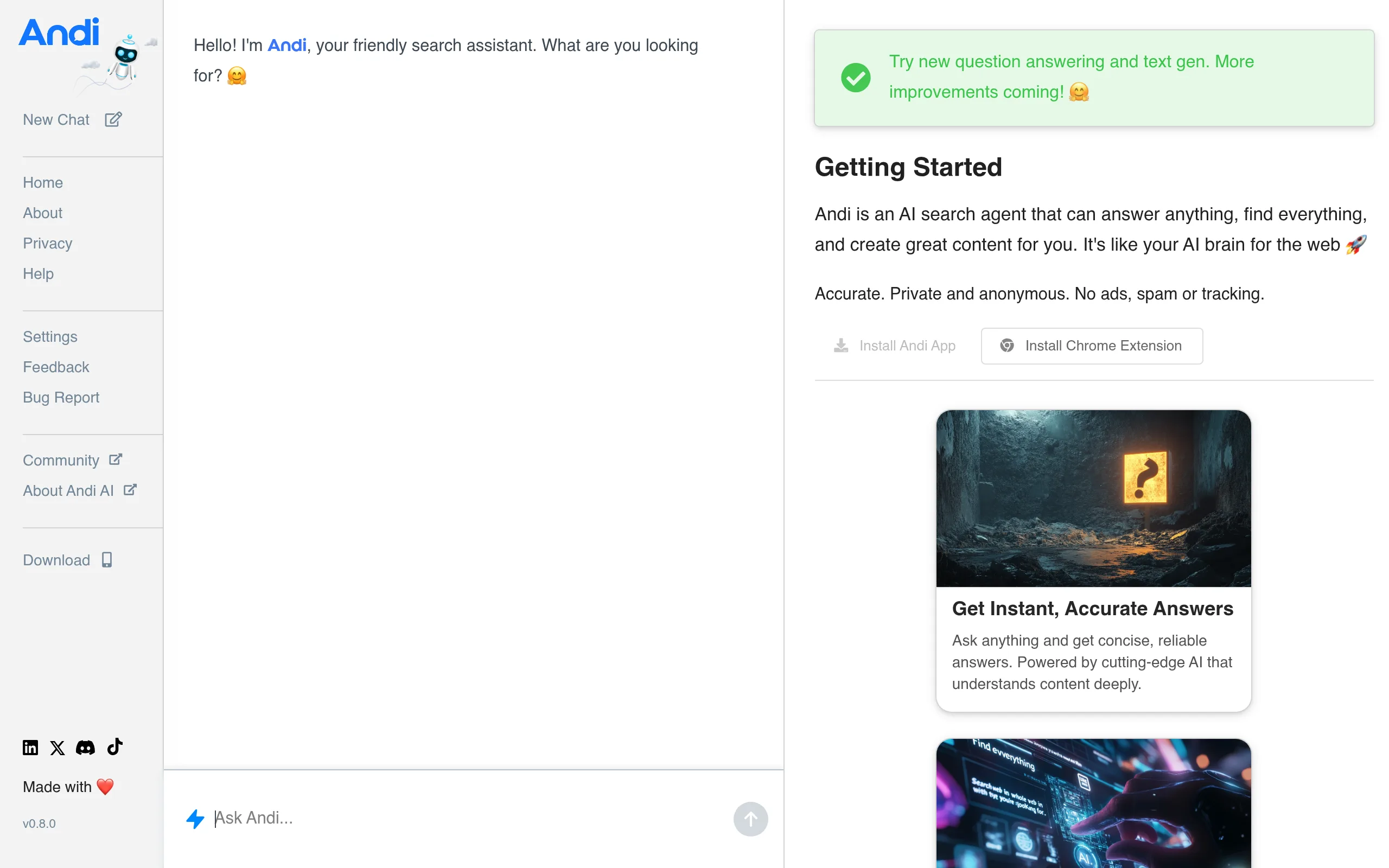 Andi Search: Ad-Free AI Search with 87% Accuracy