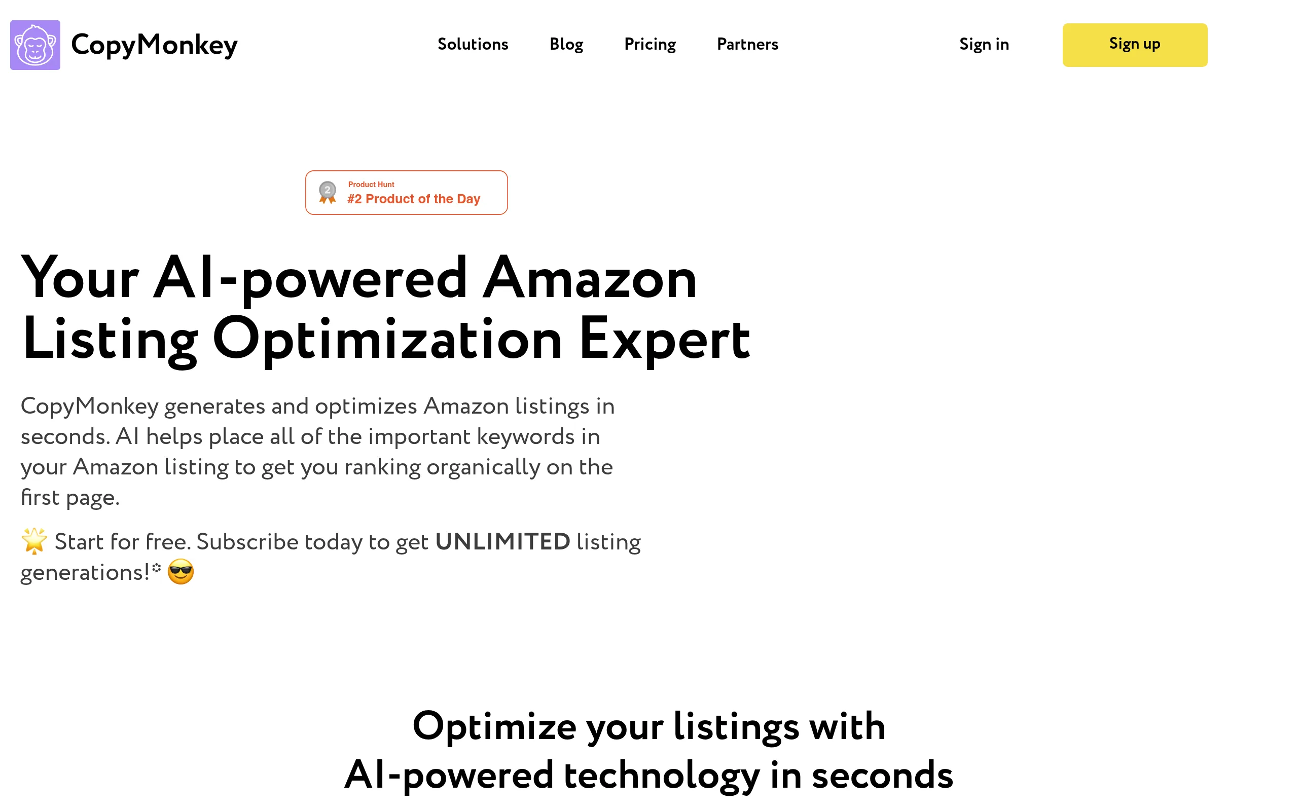 CopyMonkey: AI-копирайтер для Amazon листингов с SEO-оптимизацией