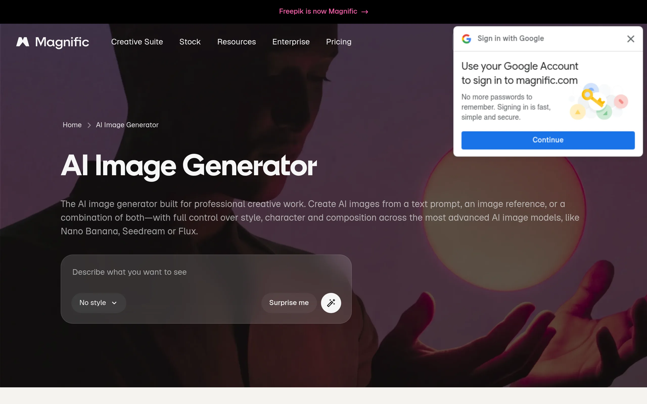 Freepik AI Image Generator: 39+ моделей генерации изображений
