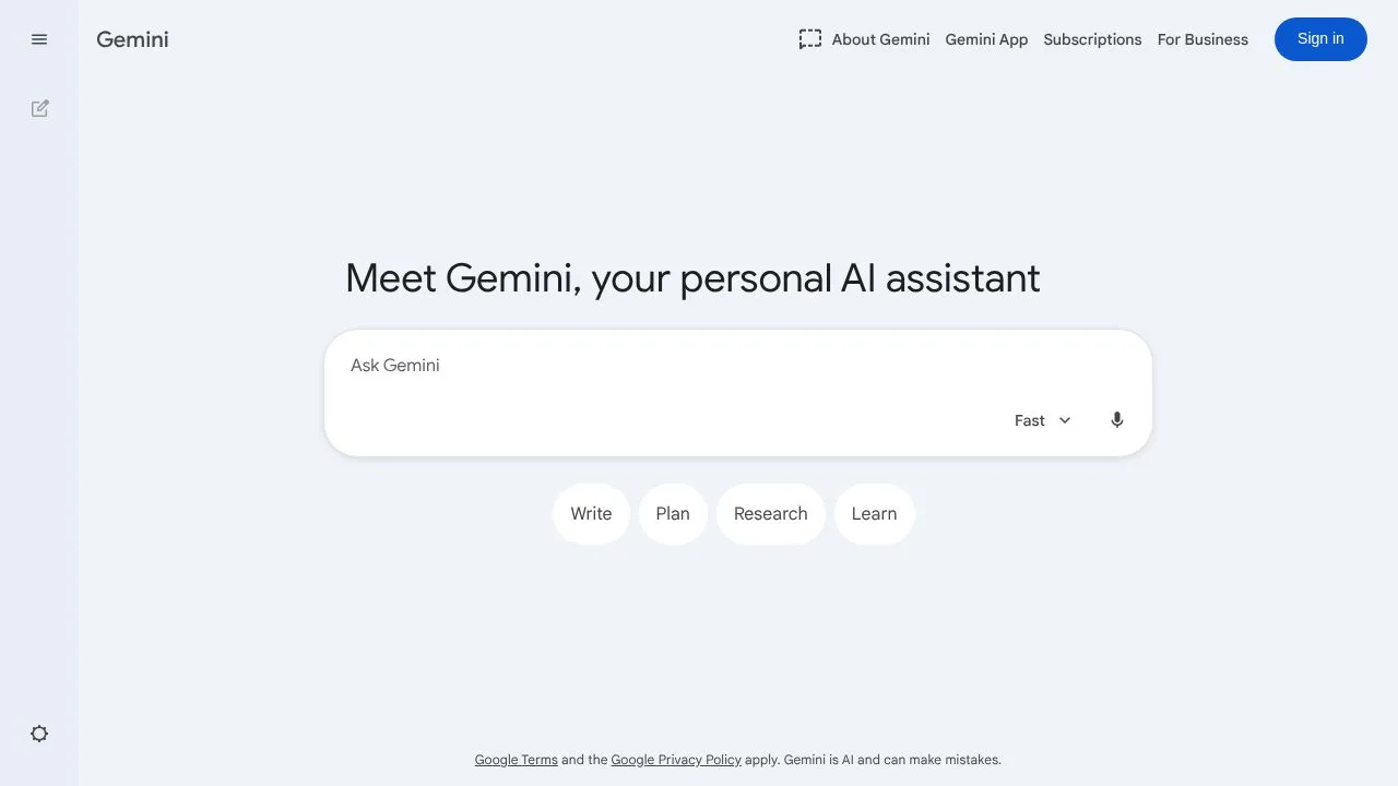 Google Gemini: AI-ассистент для текста, кода и аналитики с контекстом до 2М токенов