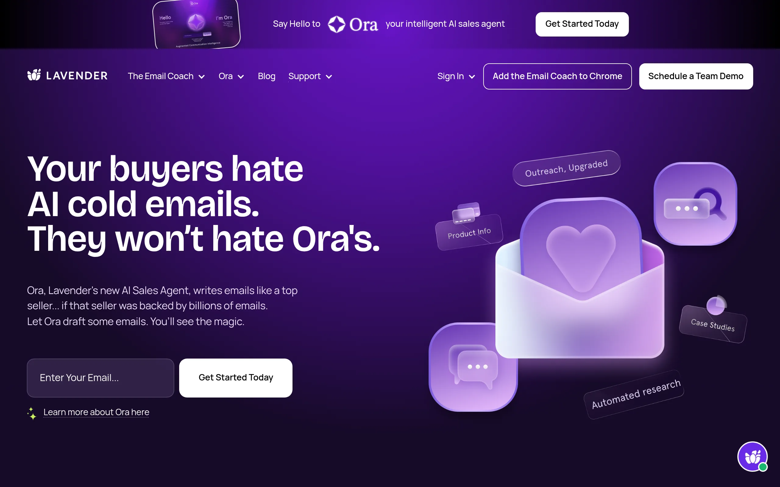 Lavender AI: AI-коуч для продажных email с оценкой в реальном времени