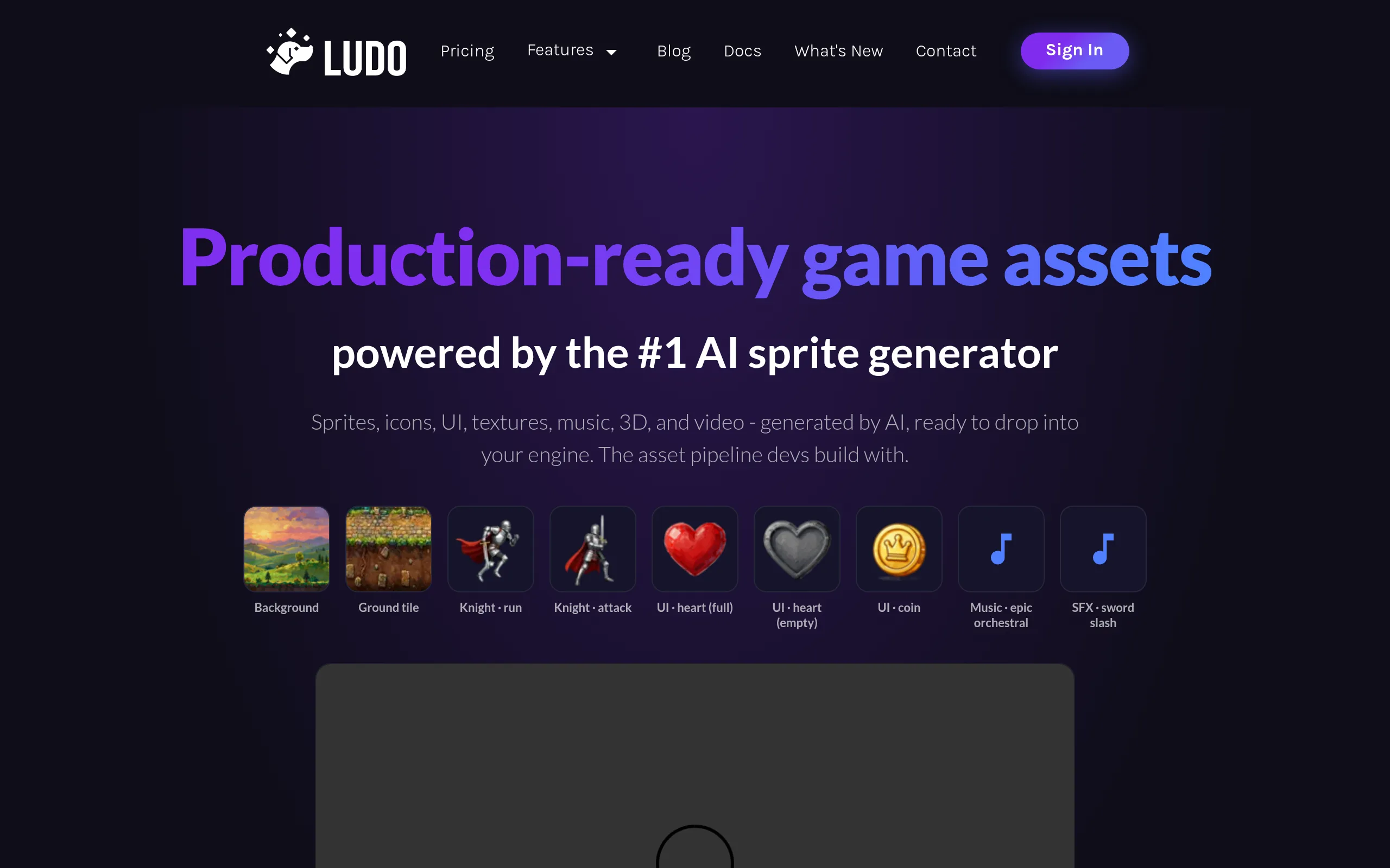 Ludo.ai: AI Platform for Game Development - Ideas, Assets, Prototypes