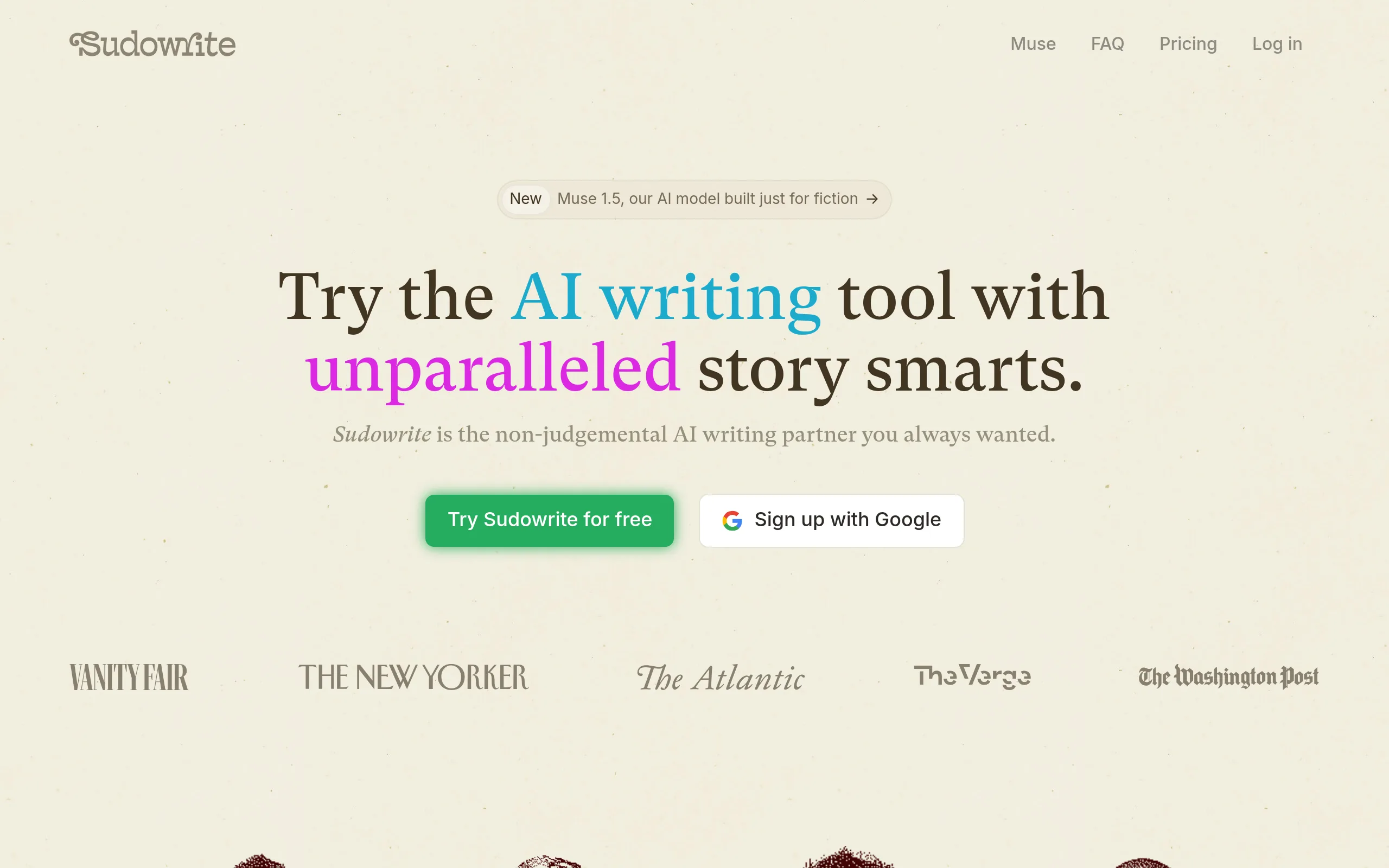 Sudowrite: AI Tool for Novel and Prose Writing