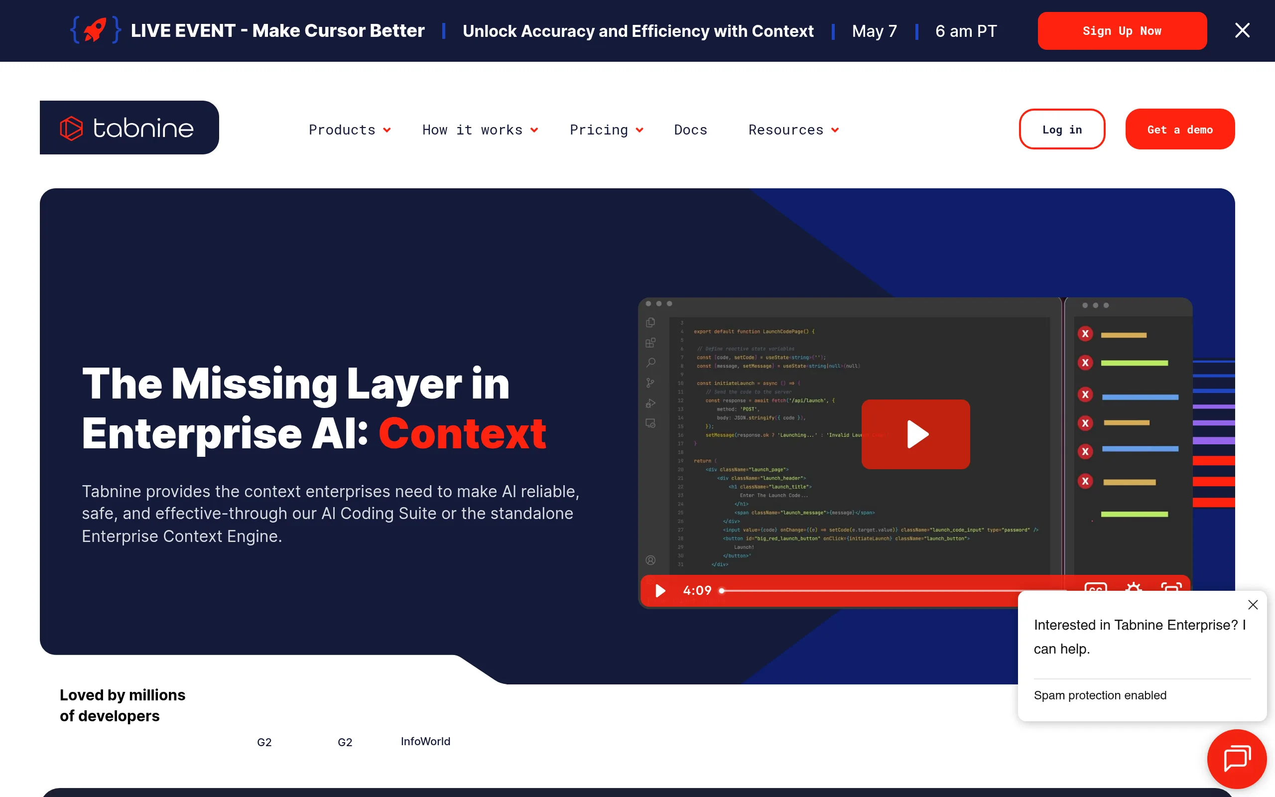 Tabnine: AI-ассистент для кода с защитой корпоративных данных