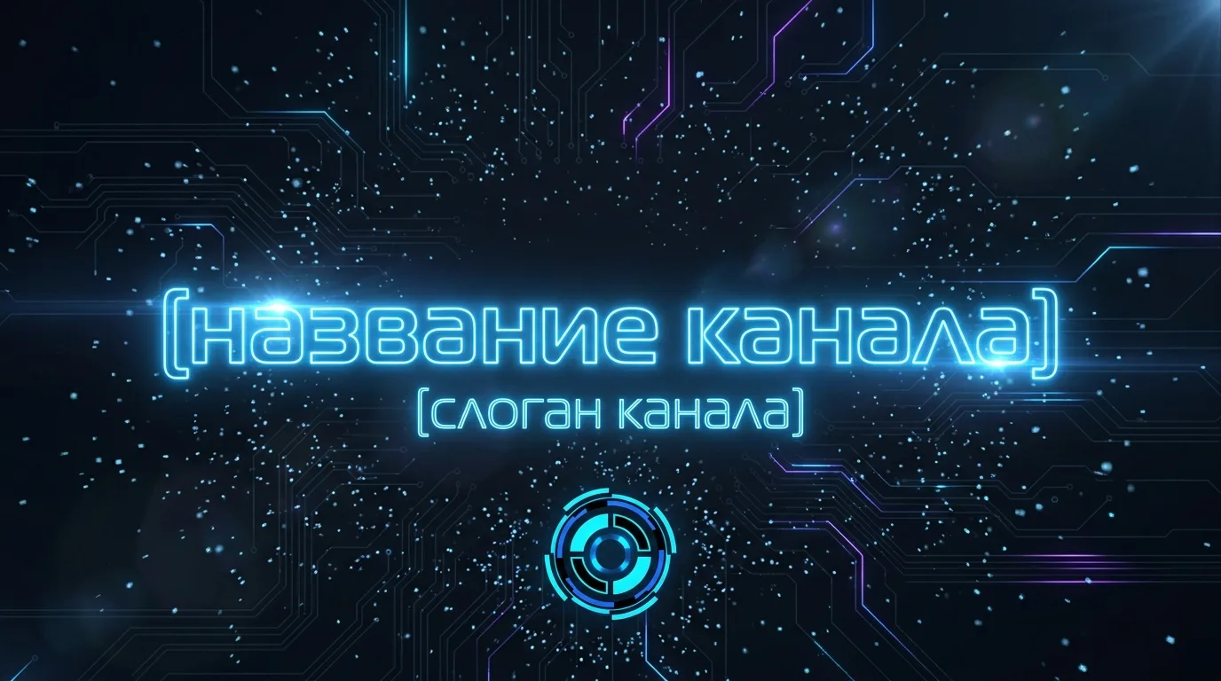 Анимированная заставка для YouTube-канала о технологиях